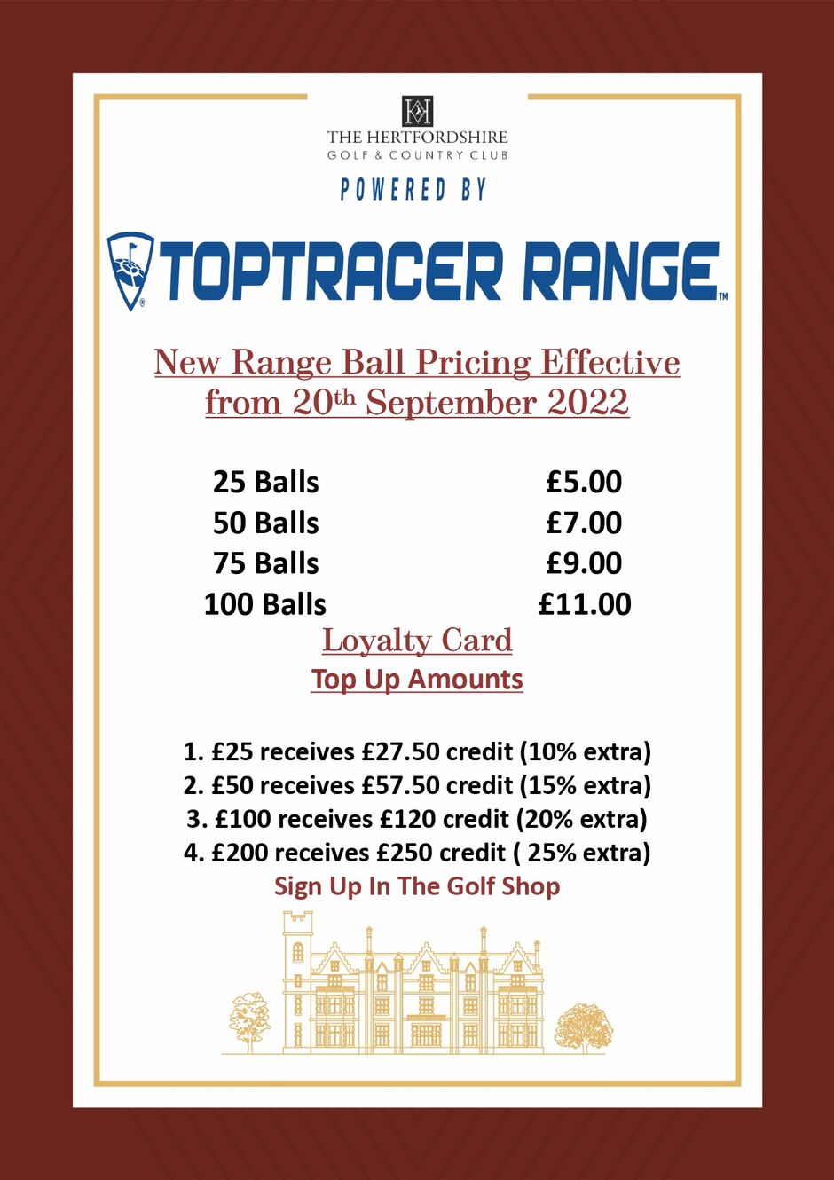 Driving Range Premier Driving Range Golf Practice at Hertfordshire Golf & Country Club